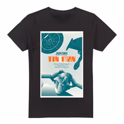 Star Trek Mens The Next Generation Season 3 Episode 20 T-Shirt - L, Black