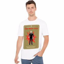Star Trek Mens The Next Generation Season 3 Episode 22 T-Shirt - 3XL, White