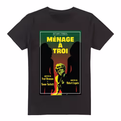 Star Trek Mens The Next Generation Season 3 Episode 24 T-Shirt - L, Black