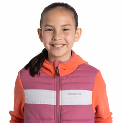 Craghoppers Childrens/Kids Arklow Hybrid Jacket - 11-12 Years, Deep Coral