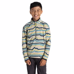 Craghoppers Childrens/Kids Bachas Abstract Lines Half Zip Fleece Top - 11-12 Years, Key Lime
