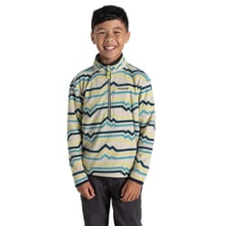 Craghoppers Childrens/Kids Bachas Abstract Lines Half Zip Fleece Top - 11-12 Years, Key Lime