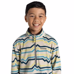Craghoppers Childrens/Kids Bachas Abstract Lines Half Zip Fleece Top - 11-12 Years, Key Lime