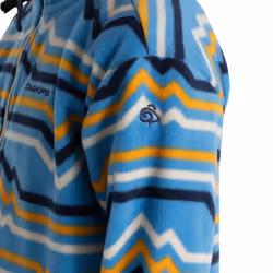 Craghoppers Childrens/Kids Bachas Abstract Lines Half Zip Fleece Top - 5-6 Years, Bright Sky