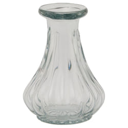 Hill Interiors Batura Bud Vase - 9cm x 6cm x 6cm, Clear