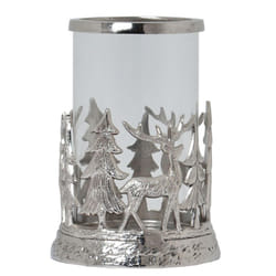 Hill Interiors Stag Hurricane Lantern
