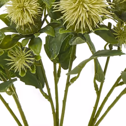 Hill Interiors Anemone Spray Artificial Flower - One Size, Green