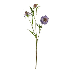 Hill Interiors The Natural Garden Collection Scabious Stem Artificial Plant - One Size, Purple