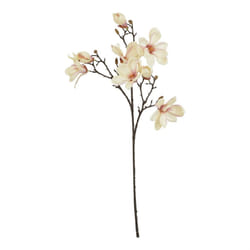 Hill Interiors Magnolia Artificial Flower - 86cm, Pale Apricot
