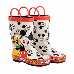 Disney Boys Mickey & Pluto Wellington Boots - 9 UK Child, Multicoloured