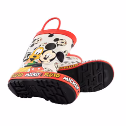 Disney Boys Mickey & Pluto Wellington Boots - 5 UK Child, Multicoloured
