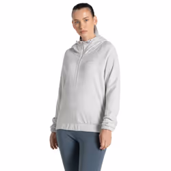 Craghoppers Womens/Ladies Esk Half Zip Fleece Top - 6 UK, Lunar Grey
