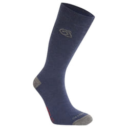 Craghoppers Unisex Adult Wool Blend Insect Repellent Boot Socks - 9 UK-12 UK, Blue Navy