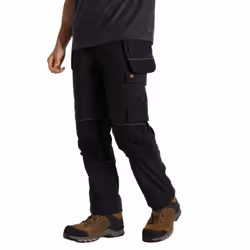 Craghoppers Mens Sheffield Holster Stretch Work Trousers - 30R, Black