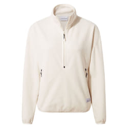 Craghoppers Womens/Ladies CO2 Renu Technology Half Zip Fleece Top - 14 UK, Ecru