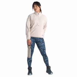 Craghoppers Womens/Ladies CO2 Renu Technology Half Zip Fleece Top - 14 UK, Ecru