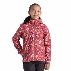 Craghoppers Childrens/Kids Sylvie Floral Waterproof Jacket - 11-12 Years, Dusky Hibiscus