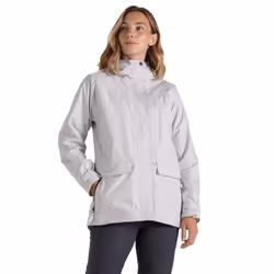 Craghoppers Womens/Ladies Kaia Waterproof Jacket - 16 UK, Lunar Grey