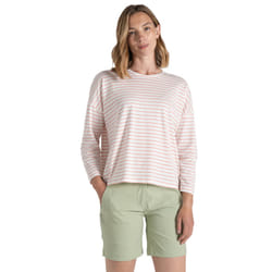 Craghoppers Womens/Ladies Kielder Stripe Long-Sleeved T-Shirt - 18 UK, Sunset Haze