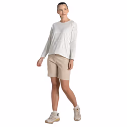 Craghoppers Womens/Ladies Kielder Stripe Long-Sleeved T-Shirt - 18 UK, Bud Green