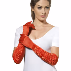 Smiffys Womens/Ladies Temptress Gloves - One Size, Red