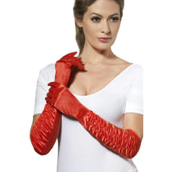 Smiffys Womens/Ladies Temptress Gloves - One Size, Red