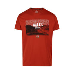 Trespass Mens Ashta Printed T-Shirt - XS, Salsa