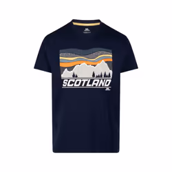 Trespass Mens Peri Printed T-Shirt - XXL, Navy