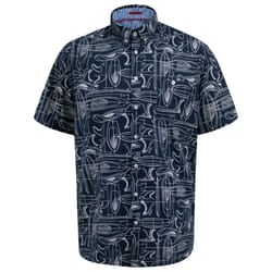 Duke Mens D555 Worthing Short Sleeve Shirt - S, Navy