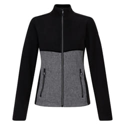 Dare 2B Womens/Ladies Thriving Fleece Jacket - 8 UK, Black/Charcoal Grey Marl