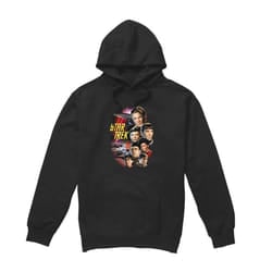 Star Trek Mens The Classic Crew Hoodie - M, Black