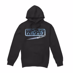 Star Trek Mens The Next Generation 25 Enterprise Hoodie - L, Black