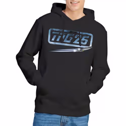 Star Trek Mens The Next Generation 25 Enterprise Hoodie - L, Black