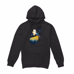 Star Trek Mens 25th Data Hoodie - S, Black
