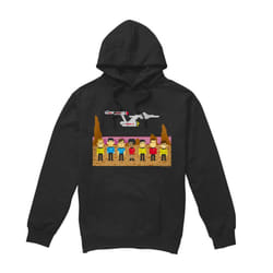 Star Trek Mens The Original Series Trexel Crew Hoodie - S, Black