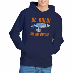 Star Trek Mens Go Bold Hoodie - M, Navy