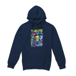 Star Trek Mens Classic Crew Illustrated Hoodie - XXL, Navy