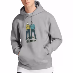 Star Trek Mens Sup Hoodie - XL, Sport Heather