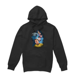 Star Trek Mens Among the Stars Hoodie - XXL, Black