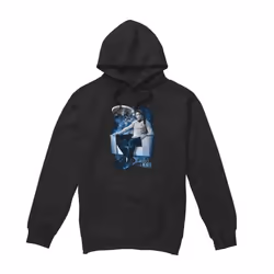Star Trek Mens Captain's Chair Hoodie - S, Black