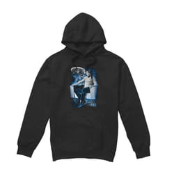 Star Trek Mens Captain's Chair Hoodie - XXL, Black