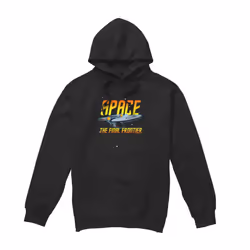 Star Trek Mens Space Hoodie - XXL, Black