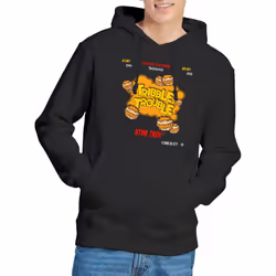 Star Trek Mens Tribble Trouble Hoodie - XL, Black