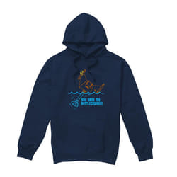 Star Trek Mens Battlecruiser Hoodie - XL, Navy
