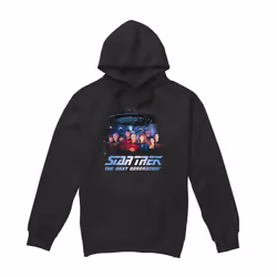 Star Trek Mens Space Group Hoodie - S, Black