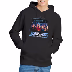 Star Trek Mens Space Group Hoodie - S, Black