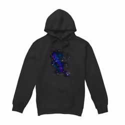Star Trek Mens Spock Constellations Hoodie - L, Black