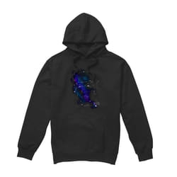 Star Trek Mens Spock Constellations Hoodie - L, Black