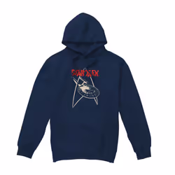 Star Trek Mens Ship Symbol Hoodie - S, Navy