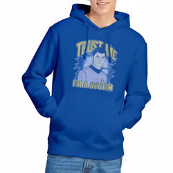 Star Trek Mens Doctor Hoodie - M, Royal Blue